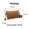 thumbnail image 4 of Bandolera Cacto Beige De Piel Vegana GLOWA Bolsa, 4 of 5
