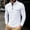 A104 White, variant on Trikvn Men's Henley Shirt Long Sleeve Casual Shirts Contrast Placket with Pocket for Golf Business Work Slim Fit Pullover Tops Activewear