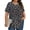 Four Leaf Floral, variant on Fantaslook Womens Plus Size Tops Tunic Short Sleeve Shirts Floral Blouses Loose Summer Tops
