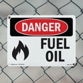 thumbnail image 4 of Fuel Oil OSHA Danger Rigid Plastic Sign 24 Inch x 18 Inch - 10 Pack, 4 of 8