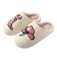 thumbnail image 6 of BERANMEY Cute Smile Cowboy Slippers for Women Perfect Soft Plush Comfy Warm Slip-On Western Boots Slippers fo Women Indoor Fluffy House Slippers for Women and Men Non-slip Fuzzy Flat Slides, 6 of 8
