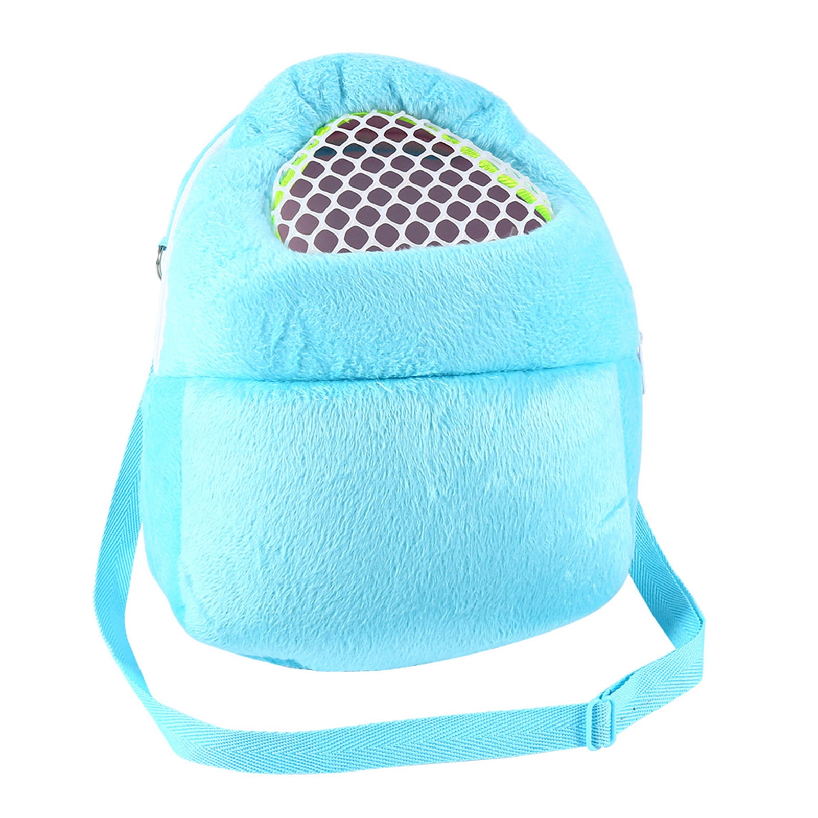 3Colors Pet Carrier Bag Hamster Rat Cat Rabbit Pet Sling Carrier Backpack Hedgehog Chinchilla Ferret Sleeping Outdoor Traveling Bag Handbags Backpack[biue]