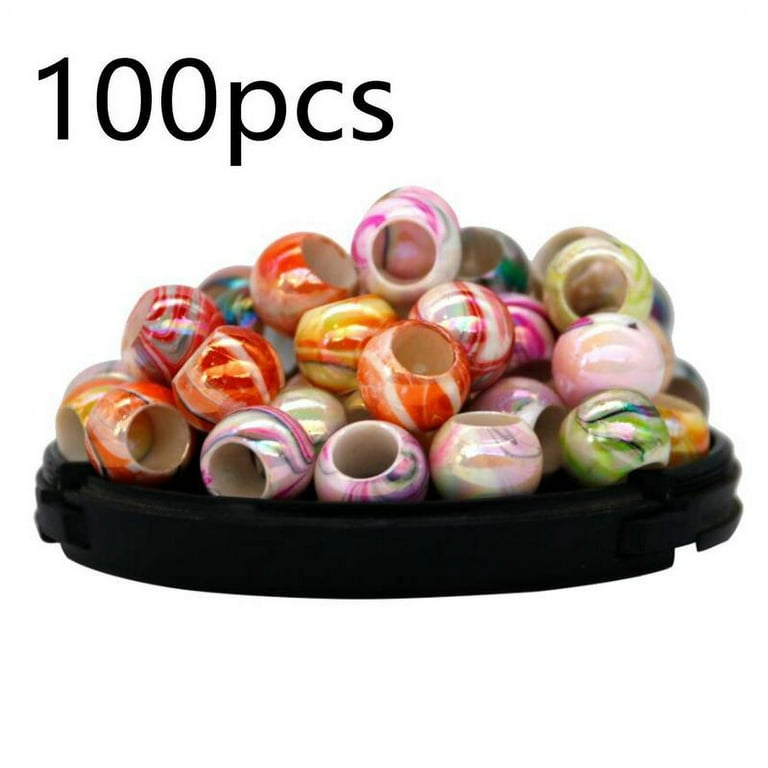  VENOFEN 50PCS Mix Color Hair Beads for Braids Cute Acrylic  Beads Loc Dreadlock Beads for Children Hollow Beads Bulk for DIY Jewelry  Making Hair Accessories for Girls : Beauty 