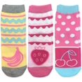 thumbnail image 3 of Jefferies Socks Girls Fruit Shark Fish Bugs Pattern Crew Socks 6 Pair Pack, 3 of 4