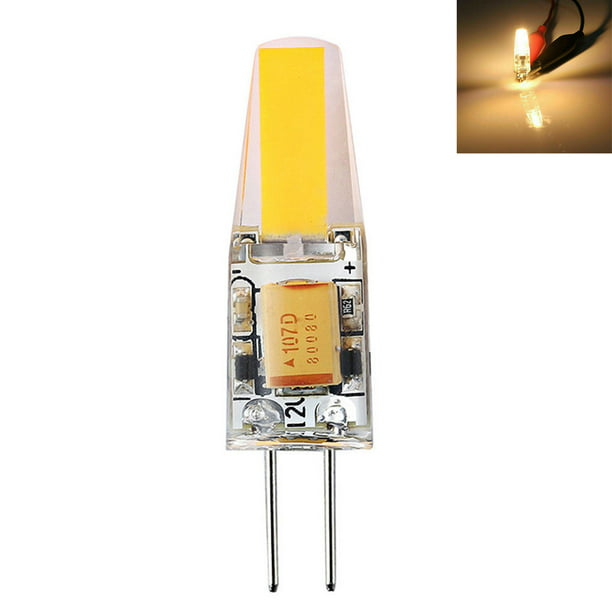 T Verstrikking Verschrikking Welling AC 12V 6W Super Bright Mini G4 Silicone COB LED Light Lamp  Replacement Bulb - Walmart.com