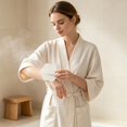 thumbnail image 4 of 1 Pc Silicone Body Scrubber Gentle Exfoliating Brush on Sensitive Skin Soft Shower Scrubber for Body, Hygienic Silicone Loofah Bathroom Essentials Brush for Women, Men, 3.93 Inch, Beige, 4 of 6