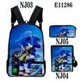thumbnail image 1 of 3 Piezas Sonic mochila Mochila Escolar Anime sonic Hedgehog Bolsa De Mensajero Estuche De Lápices De Gran Capacidad 3D, 1 of 4