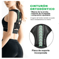 thumbnail image 2 of Corrector Postura Espalda Bloosom  Para Hombre Y Mujer Ajustable Faja M Negro, 2 of 4