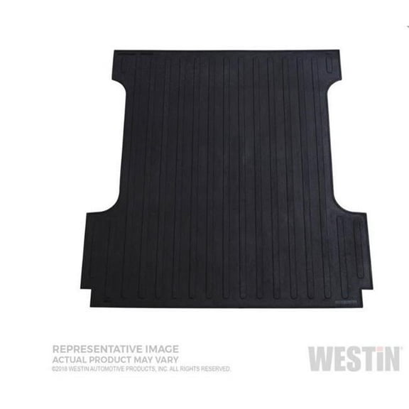 Bed Mat Fits for 2019-2019 Chevrolet Silverado 1500- New Model, Black