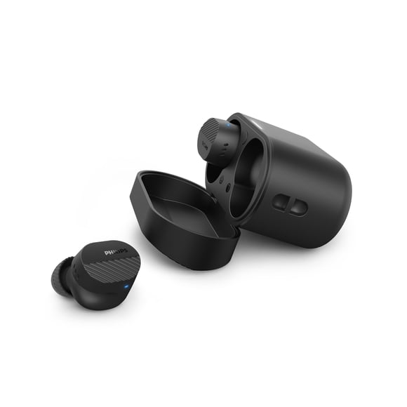 Auriculares inalámbricos Philips TAT5000 con cancelación activa de ruido, 40 h de reproducción, IPX5, negros