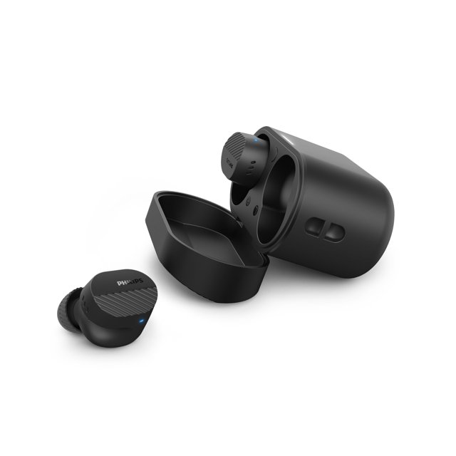Auriculares inalámbricos Philips TAT5000 con cancelación activa de ruido, 40 h de reproducción, IPX5, negros