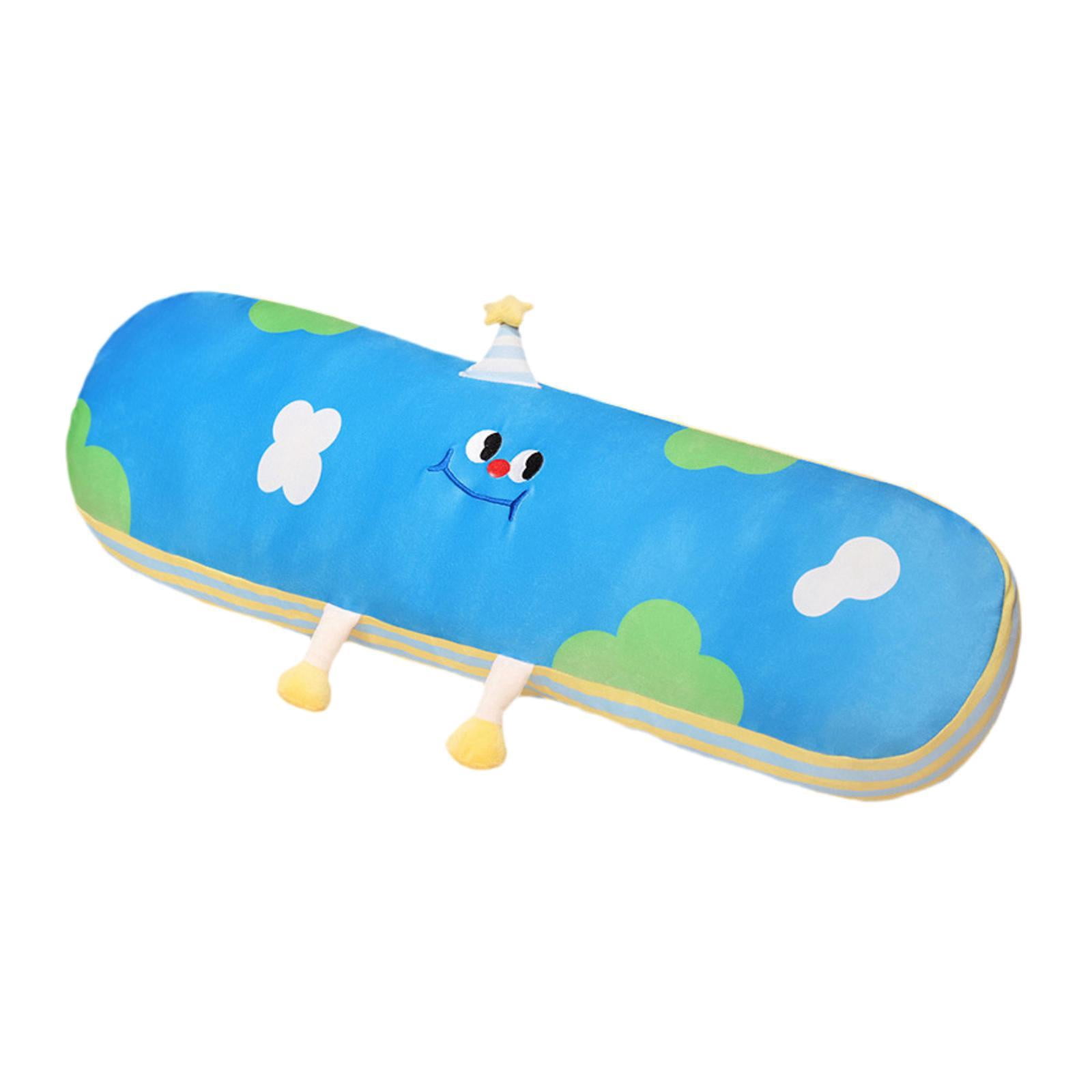 WLPZXP Throw Pillow Leg Hugging Cushion Home Decoration Soft Long Body Pillow for Girls Blue