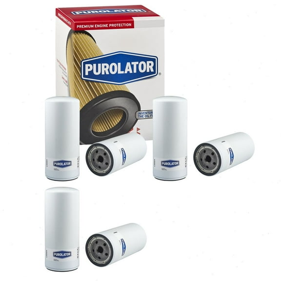 3 pc Purolator L40084 Engine Oil Filters for Oil Change Lubricant Filters