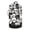 Black White Color Skulls, variant on Large Capacity Drawstring Laundry Backpack Portable Dirty Clothes Hamper Halloween