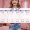 thumbnail image 3 of Piuwrlz Kid Round Neck T-Shirts Girls Short Sleeve Sweatshirt Printed Blouses Undershirt Shirt Top Blue Size 7 Years, 3 of 7