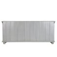 thumbnail image 3 of Taran Designs Monte 4-drawer 4-door Carved Solid Wood Sideboard in Gray, 3 of 9
