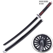 Tanjiro Kamado Wood Nichirin Katana  Demon Slayer Cosplay Prop, 41 in