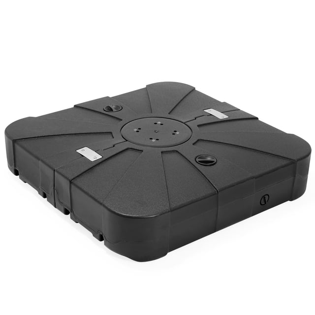Base de Support pour Parasol Déporté de Patio, Capacité de 275 Lb, Base de Support pour Parasol Déporté d'Extérieur Robuste