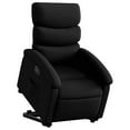 thumbnail image 2 of vidaXL Electric Stand Up Recliner Chair Black Faux leather, metal, plywood, 2 of 5