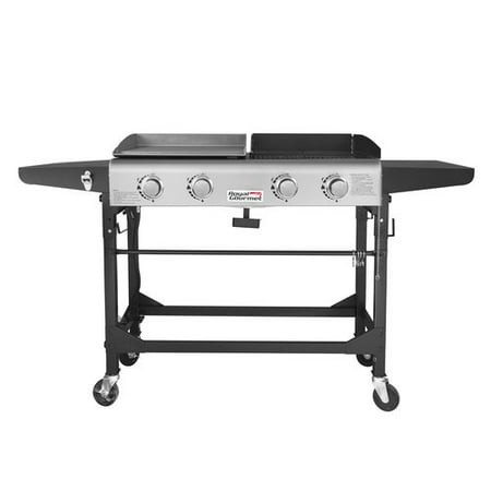 4 Burner Folding Gas Grill Griddle GD401 Black - Royal Gourmet