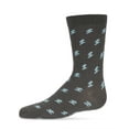 thumbnail image 5 of MeMoi Boys' Lightning Bolt Crew Socks - Boys - Male, 10 12, Blue, 5 of 7