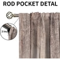 thumbnail image 5 of Eagle Elephant Moose Extra Large Blackout Curtains, Forest Plants Bushes Breathable Bathroom Window Treatments, Thermal Insulated Window Shades Apply to Living Room Bedroom Kitchen-W42xL63in, 5 of 6