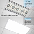 thumbnail image 4 of Southwest Ethnic Fluorescent Light Covers, Boho Aztec Tribal Abstract Aesthetic Magnetic Light Covers for Ceiling Lights, Fluorescent Ceiling Shade Filters for Classroom Bedroom Office 4x2Ft x 2PCS, 4 of 8