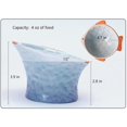 thumbnail image 3 of Raised Tilted Ceramic Cat Bowl - Cute Elevated Slanted Shallow Angled Cat Dish, 3 of 5