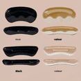 thumbnail image 4 of MEETSWEET Shoe Insoles & - Suede Fabric Loose Shoe Padding for Buffer Effect and Comfortable Fit（Black 2 pairs）, 4 of 9