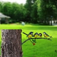 thumbnail image 4 of Metal Yard Art Outdoor and Garden Hummingbird Decor Four Birds Tree Stake Garden Decorations Outdoor for Yard Fence Lawn Backyard Front Porch 4 Pack, 4 of 8