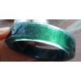thumbnail image 3 of Certified Icy Green Burma 100% Natural A JADE Jadeite Dragon Phoenix Longevity Bangle Bracelet 63 mm 647894 TN, 3 of 14