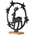 thumbnail image 3 of Northlight Star Bright Metal Reindeer Christmas Decoration - 12", 3 of 6