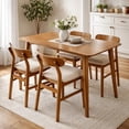 thumbnail image 1 of Comedor moderno de madera rectangular para 4 personas, 1 of 6