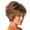 Linen Color, variant on ruhuadgb Universal Women Short Wig Breathable   for Outdoor   Heat Dissipation