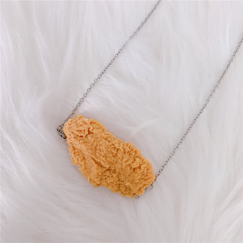 Chicken Wings Pendant Neck Accessories Chicken Leg Creative Funny Crispy  Chicken Wing Realistic Food Necklace Lightweight - AliExpress