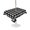 Black, White, Gray, variant on Outdoor Tablecloth with Umbrella Hole for Patio/Picnic/Party/Camping, Pink Checkered Waterproof Table Cloth Rectangle Table Cover Washable, Farmhouse Plaid Buffalo Elegant (60"x 102")