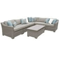 thumbnail image 1 of Coast 7 Piece Outdoor Wicker Patio Furniture Set 07b, 1 of 2