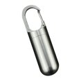 thumbnail image 2 of kurtrusly Mini Pill Box Portable Pill Organizer Tablet Container for Camping Travel Silver L 1 Pc, 2 of 6