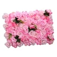 thumbnail image 1 of Flores artificiales Pantalla de pared Decoración de pared Fondo floral Fondo de seda para fiesta al aire libre Rosado Soledad Paneles de pared de flores, 1 of 8