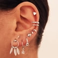thumbnail image 1 of Xihbxyly Pendientes Bohemios, Elegantes Joyas de Aleación de Perlas, Elegante Diseño En Oro Rosa, Aspecto Delicado y Dulce, Ideal para Bodas, Regalo Perfecto para Amigas y Madres., 1 of 3