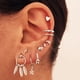 thumbnail image 1 of Xihbxyly Pendientes Bohemios, Elegantes Joyas de Aleación de Perlas, Elegante Diseño En Oro Rosa, Aspecto Delicado y Dulce, Ideal para Bodas, Regalo Perfecto para Amigas y Madres., 1 of 3