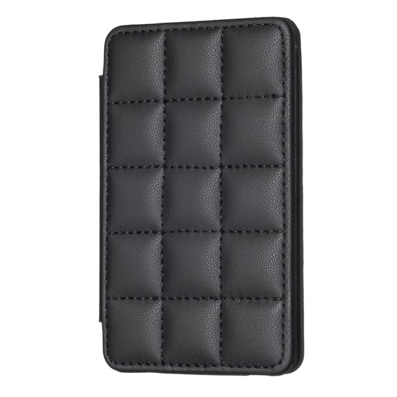 Cell Phone Wallet Credit Card Holder for Back of Phone Pocket Adhesive Sticker Card Pouch Sleeve for iPhone/Samsung Galaxy/Moto/Google/Android and Most Smartphones, Black