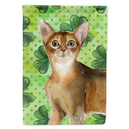 Carolines Treasures CK3057CHF Abyssinian Shamrock Flag Canvas House Size Large multicolor