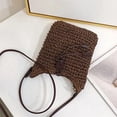 thumbnail image 4 of HLSOHJP Beach Rattan Bag Hand Woven Straw Bag Bohemian Summer Beach Handbag Travel Female Shoulder Tote Wicker Crossbody Bag bolsos, 4 of 6