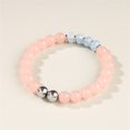thumbnail image 5 of Round Beaded Bracelet Gemstone Jewelry - Beaded Bracelets for Women Stretch Healing Bracelet - Natural Stone Gemstone Jewelry Gifts for Daily Wear 0.3in Width, 5 of 5