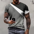 thumbnail image 3 of Charella Carnival T-shirts for Men Mardi Gras Decorations Short Sleeve Crewneck Tops 2025 Men Clothing Casual Fashion,Gray,L, 3 of 5