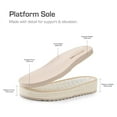 thumbnail image 3 of Women's Platform Wedge Sandals with Adjustable Straps and Arch Support Footbed, 3 of 6