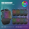 thumbnail image 4 of Teclado para juegos con una sola mano RedThunder inalámbrico con retroiluminación RGB, 4 of 7