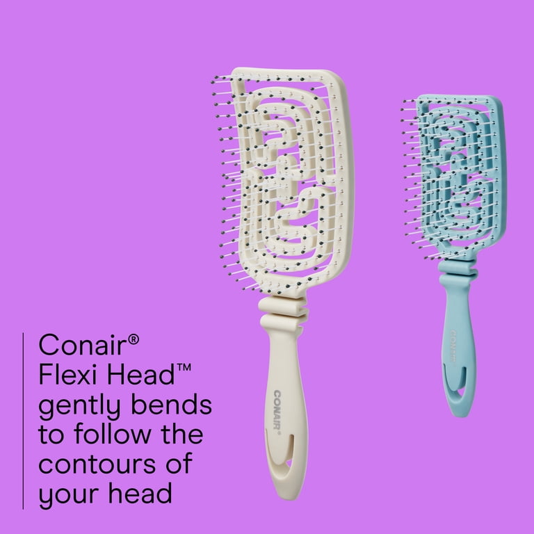 Conair Flexi Head Detangling Brush Set, 2-Count photo 4