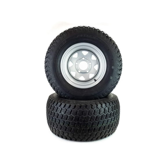 (2) Super Turf Tire Assemblies 24x12.00-12 Fits Hustler Super Z 66" 72" 606969